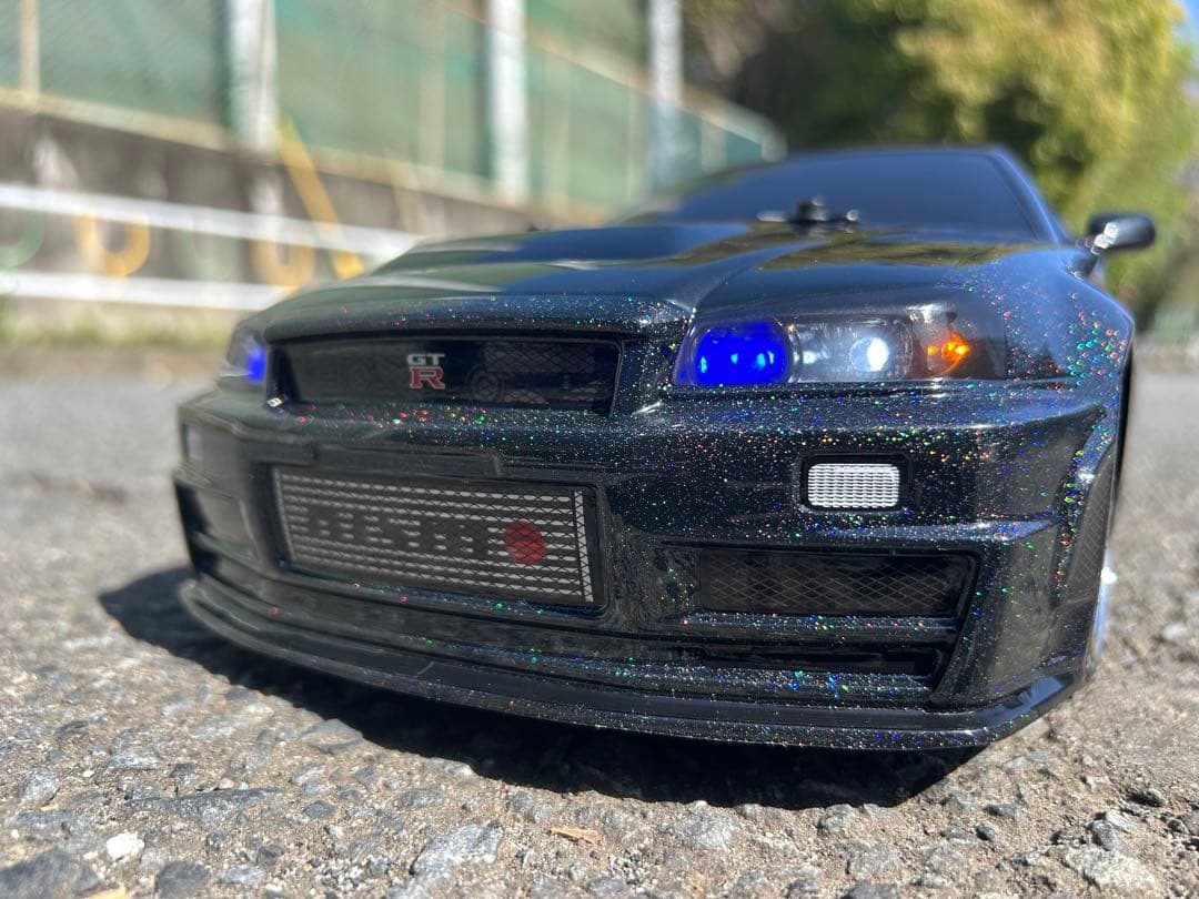 タミヤ　GT-R34 tt-02シャーシ　フルセット