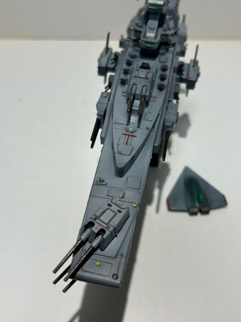 ガンプラ　模型　組立済　 1/1200 マゼラン　完成品　全塗装　旧