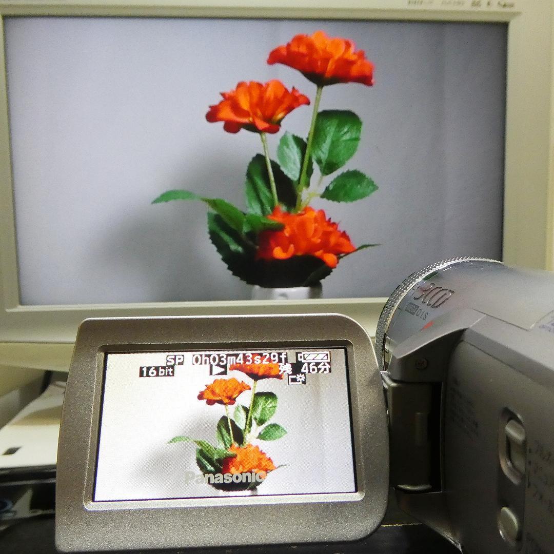 動作良好 パナソニック NV-GS500 MiniDVビデオDVDダビングに最適