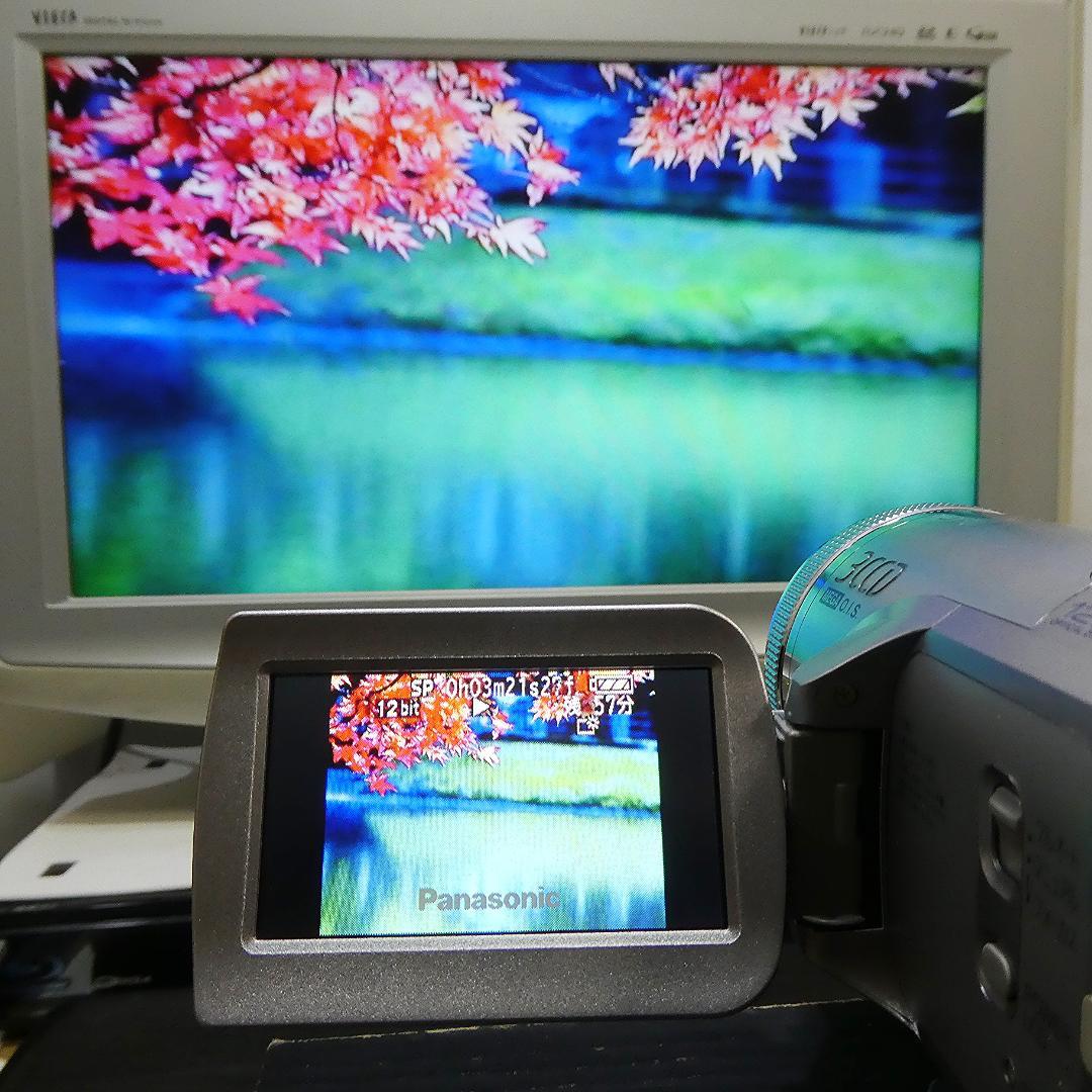 動作良好 パナソニック NV-GS500 MiniDVビデオDVDダビングに最適
