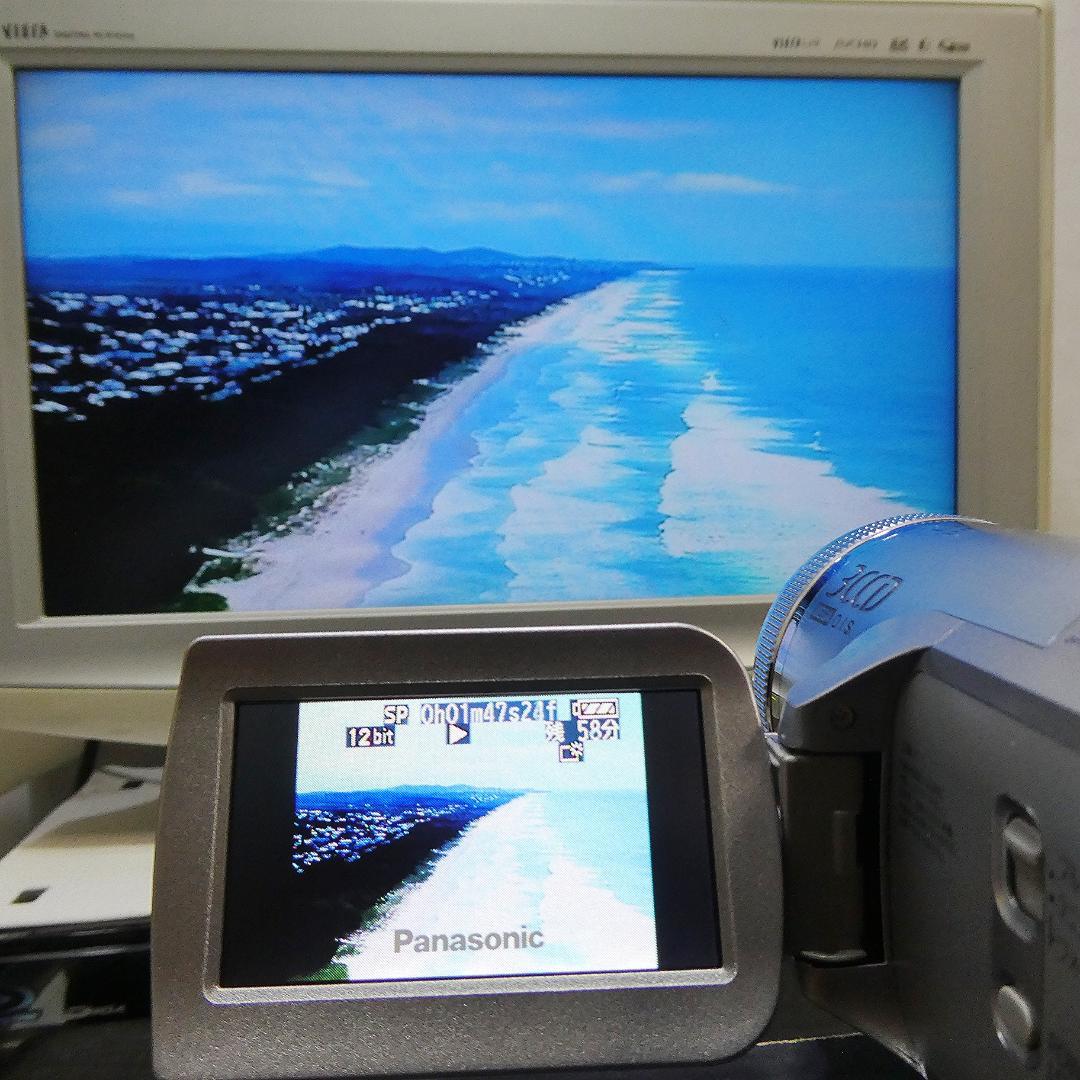 動作良好 パナソニック NV-GS500 MiniDVビデオDVDダビングに最適