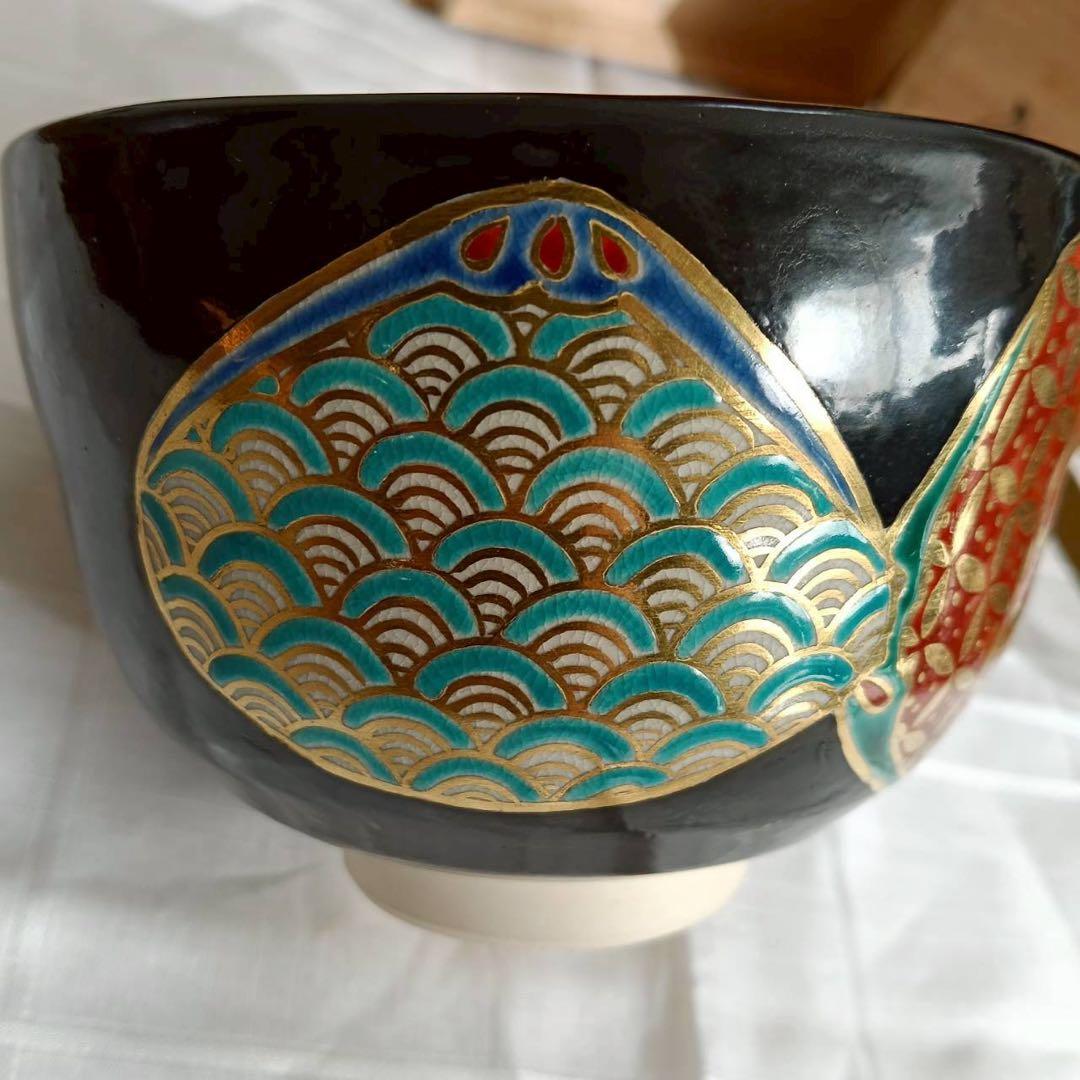 京焼 清水焼 雛絵 抹茶碗 共箱 茶道具 ひな祭り