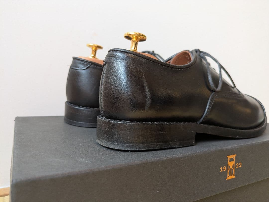 ALLEN EDMONDS ブラック 内羽根ストレートチップ 25cm