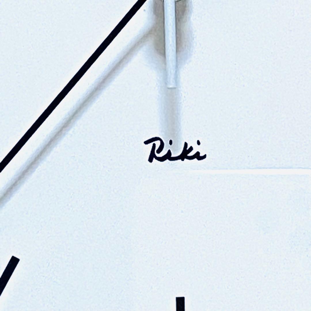 R*A様 静かに時を刻む美しい電波時計RIKIホワイト