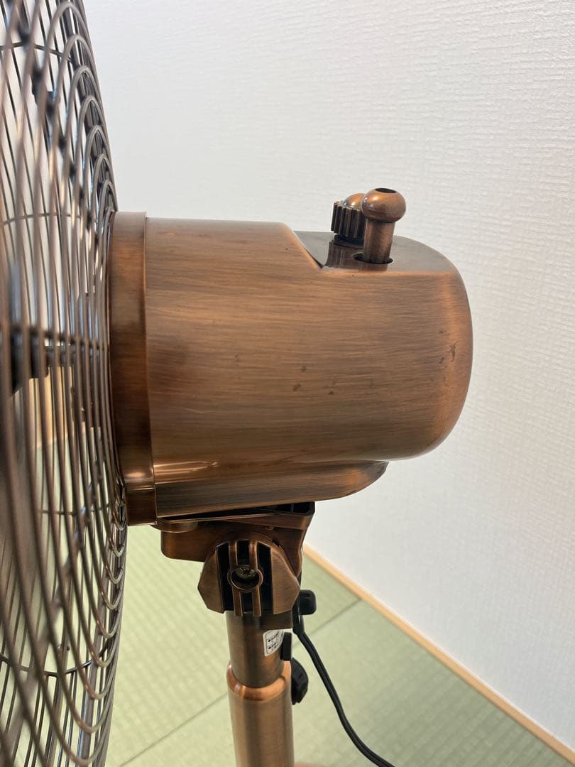 【希少】ドウシシャ　メタル扇風機　EIM-402 カフェ　05年製　昭和レトロ