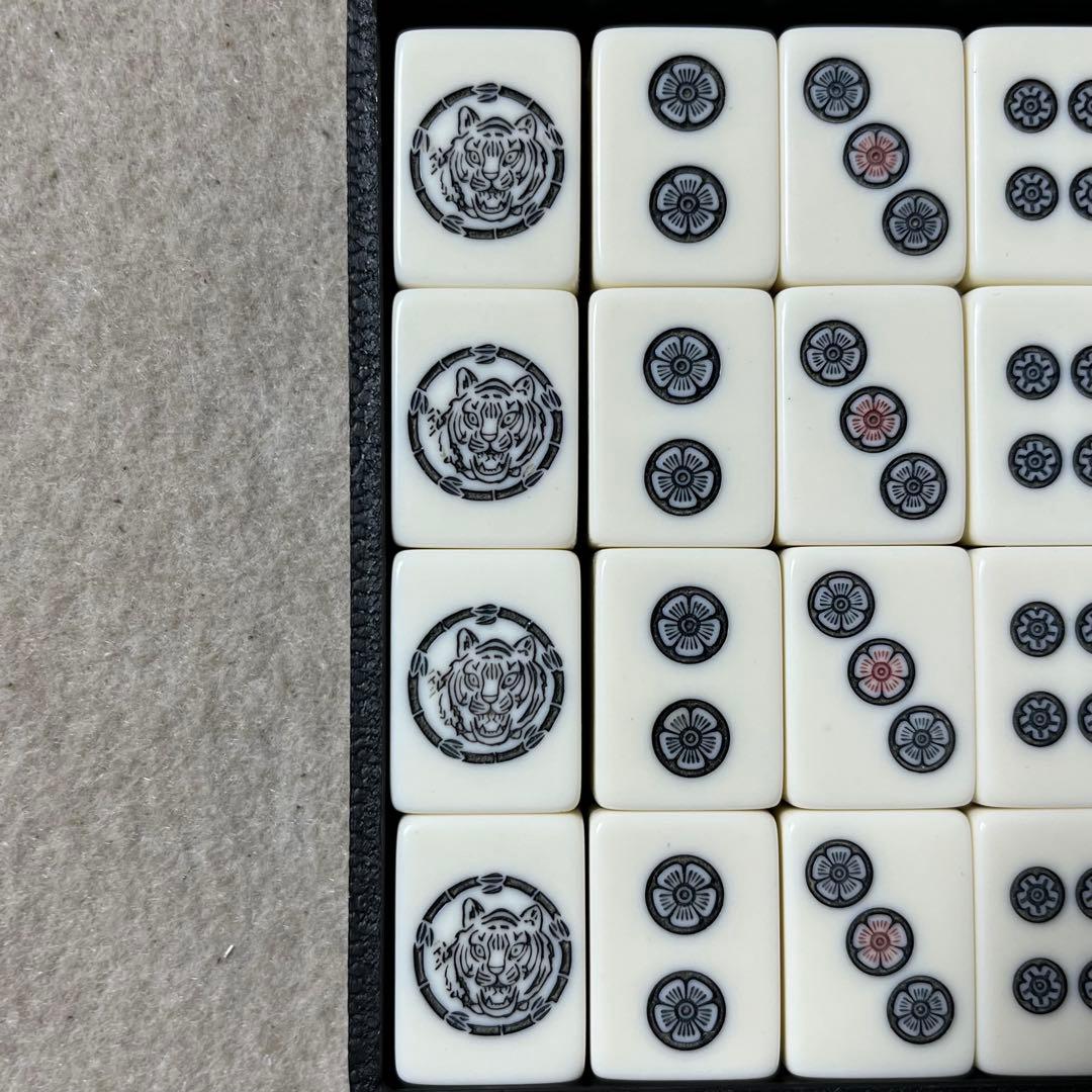 麻雀牌 関東書体 雀鬼 虎一筒 麻雀 重量牌
