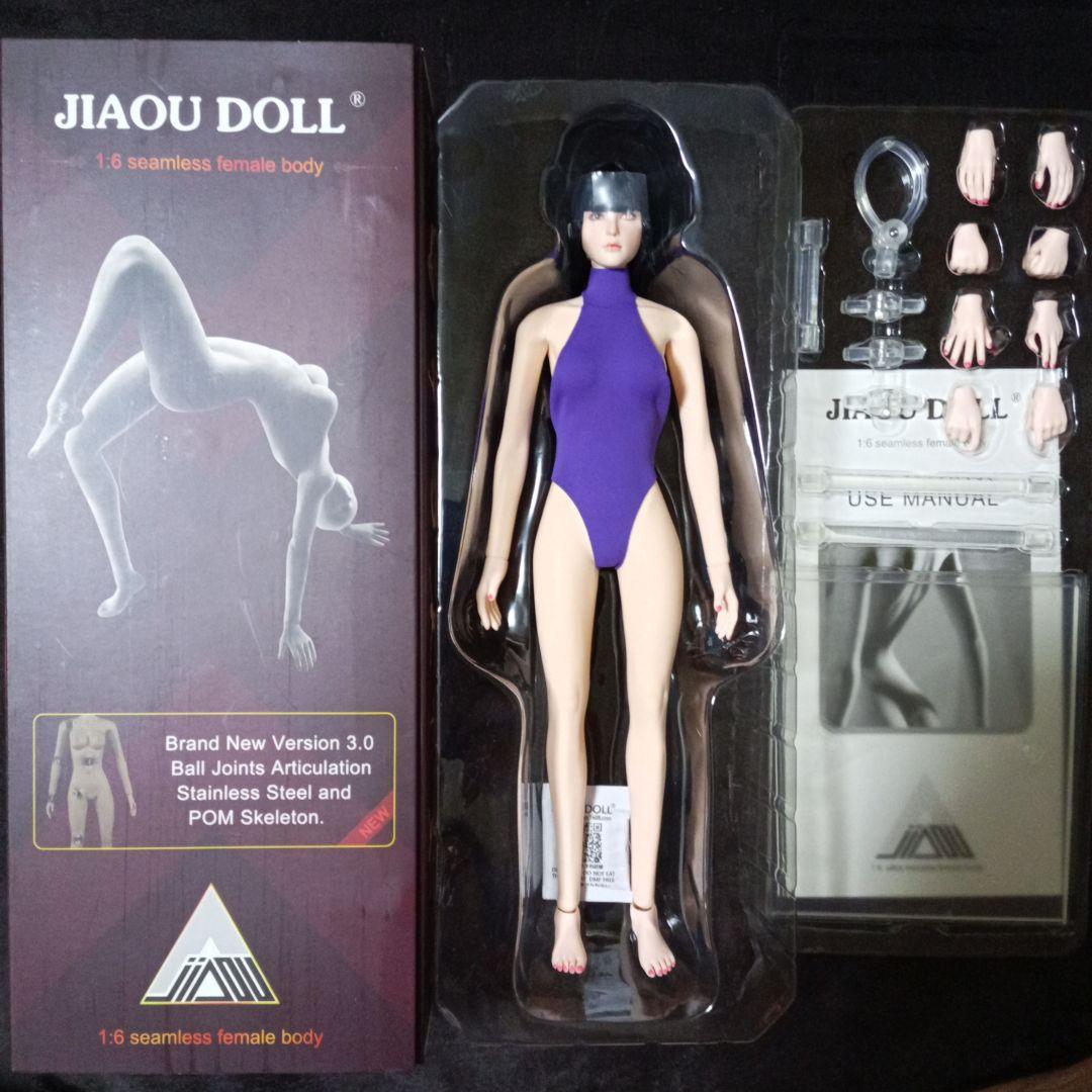 JIAOUDOLL 1/6 女性シームレス素体 レオタード ヘッド付き
