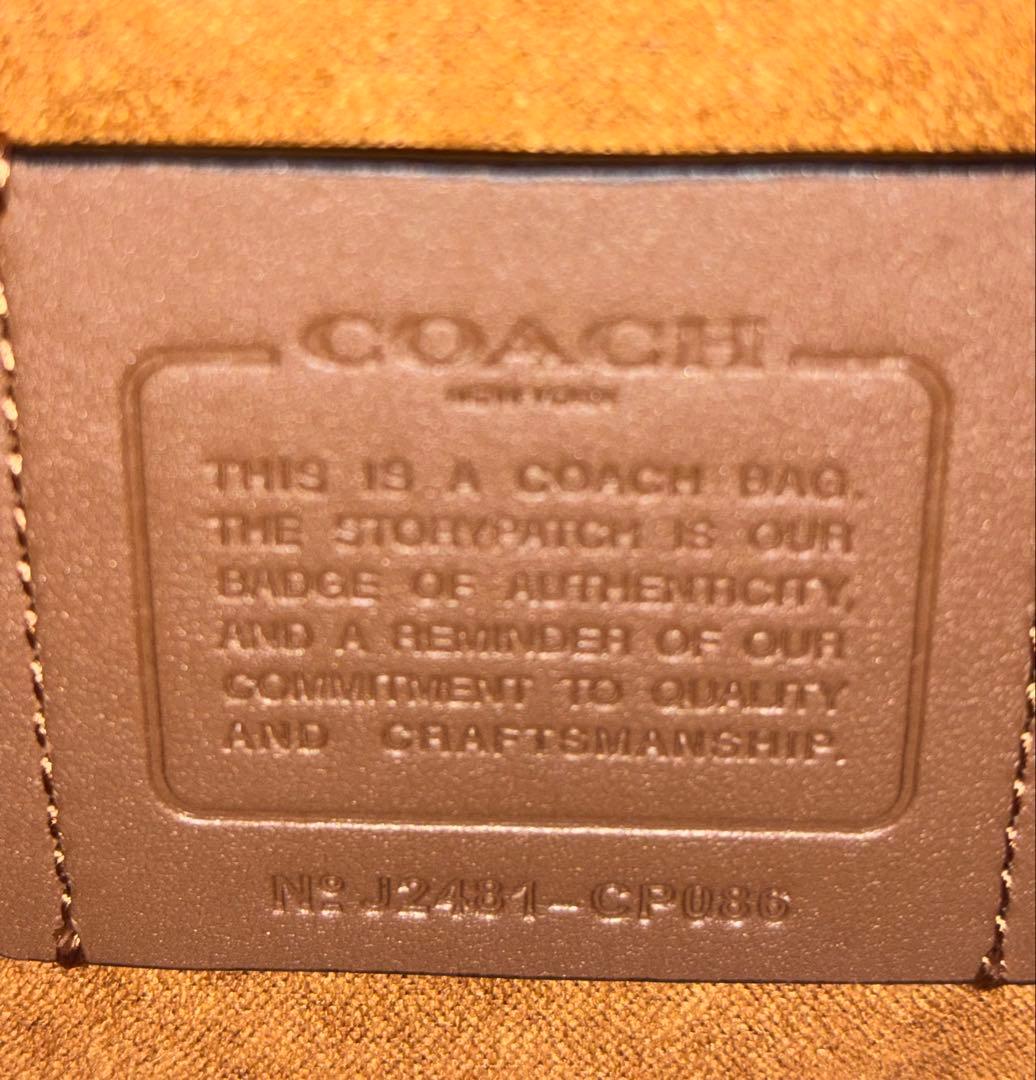 COACH アンドレア キャリーオール 2WAYショルダーバッグ CP086
