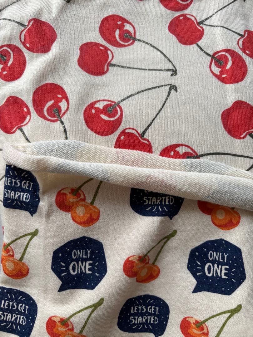 伸びるボーダー裏毛