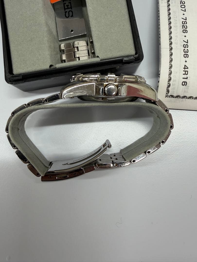 【美品】SEIKO 5スポーツ腕時計 100m防水 自動巻