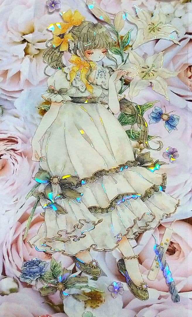 のこり２✩再販✩J363＃慕春(贝壳光)shine切り売り海外人物マステ女の子