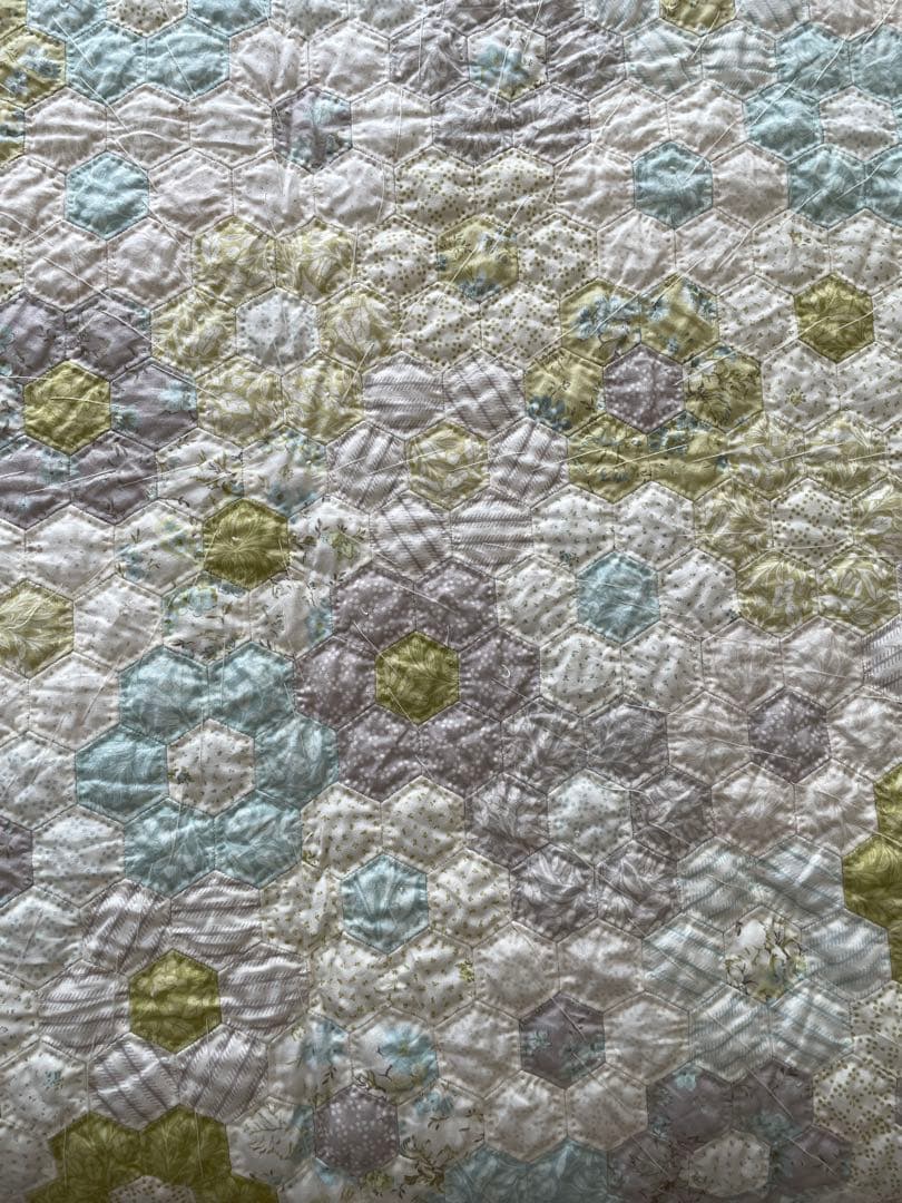 こうの早苗 製作途中 マザーズガーデンのベビーキルト