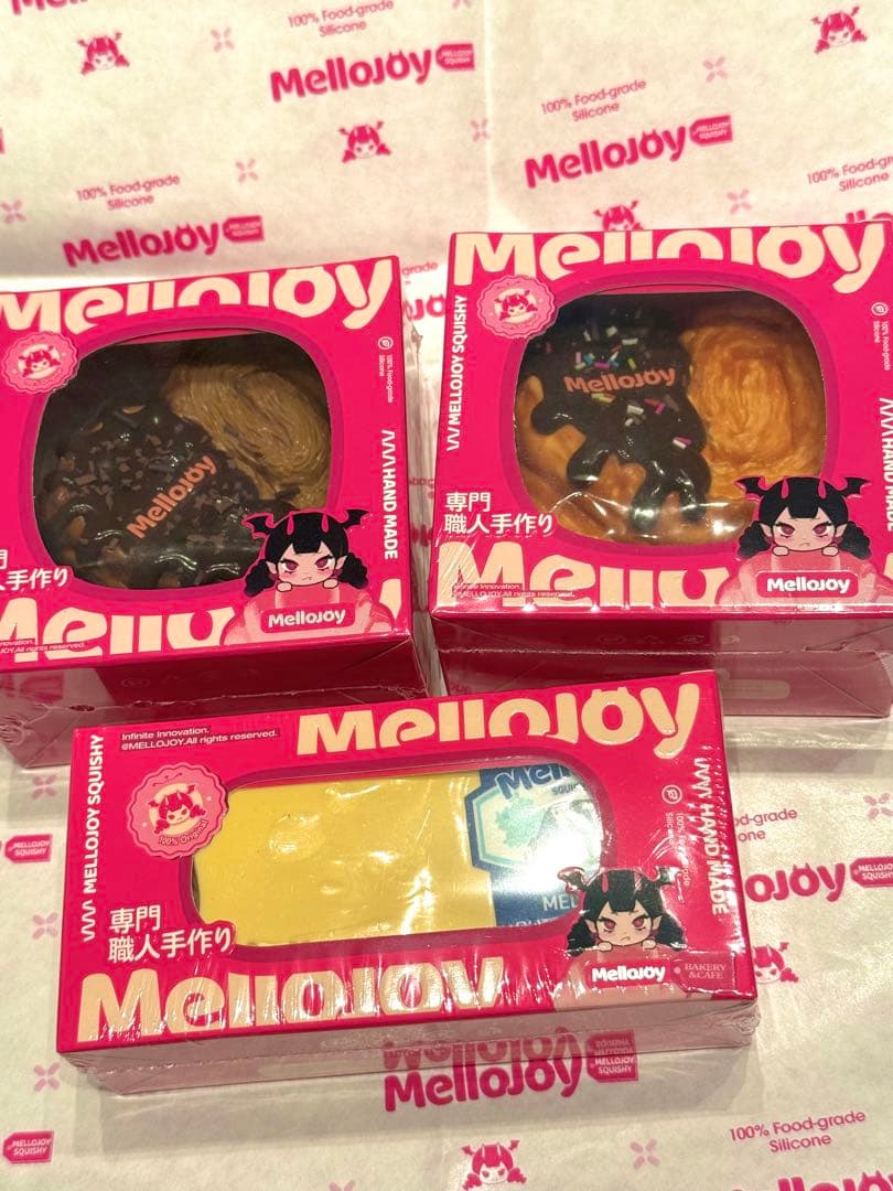 Mellojoy スクイーズ3点セット　新品未開封　シュリンク付き