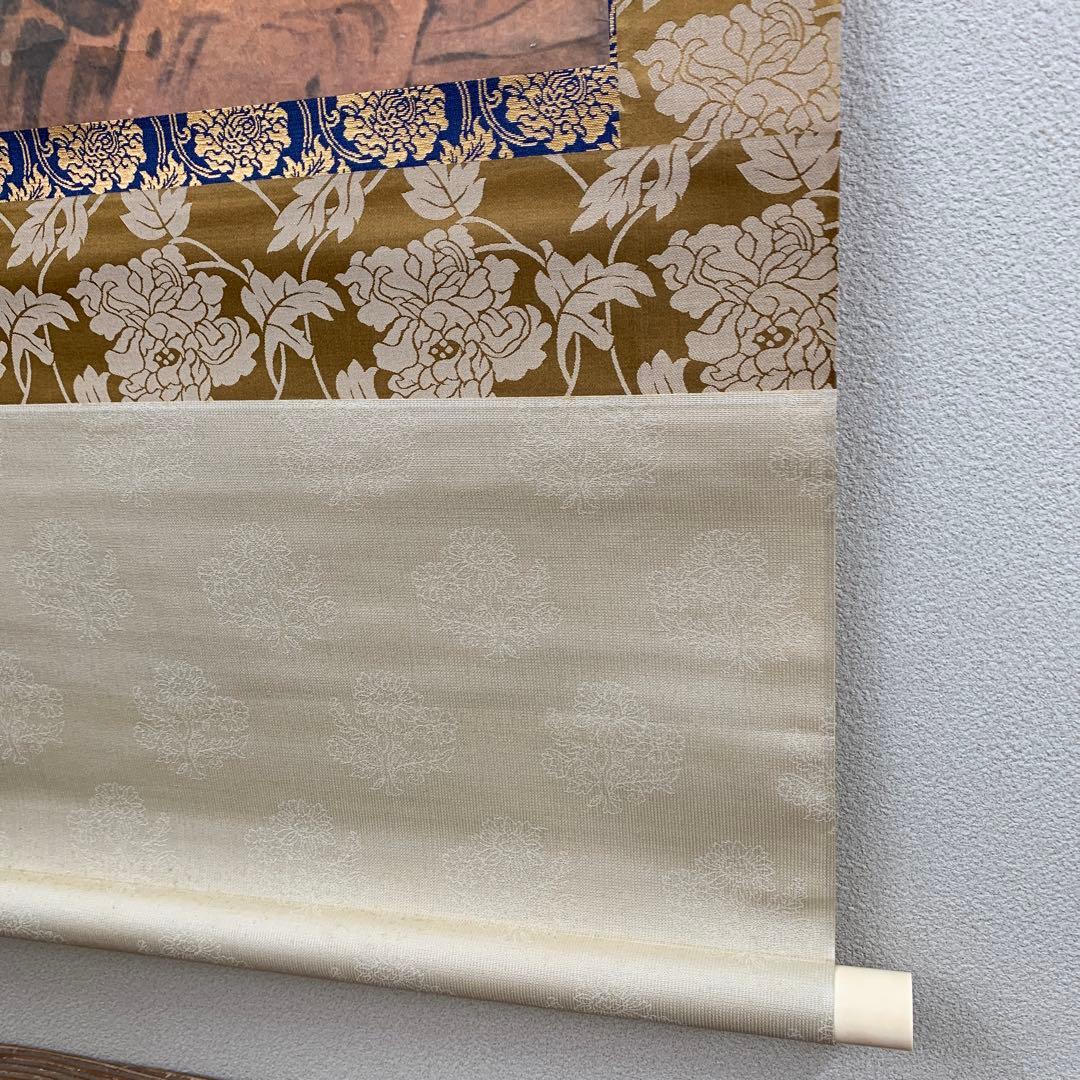 美品 掛け軸 聖徳太子行脚像 縁起物