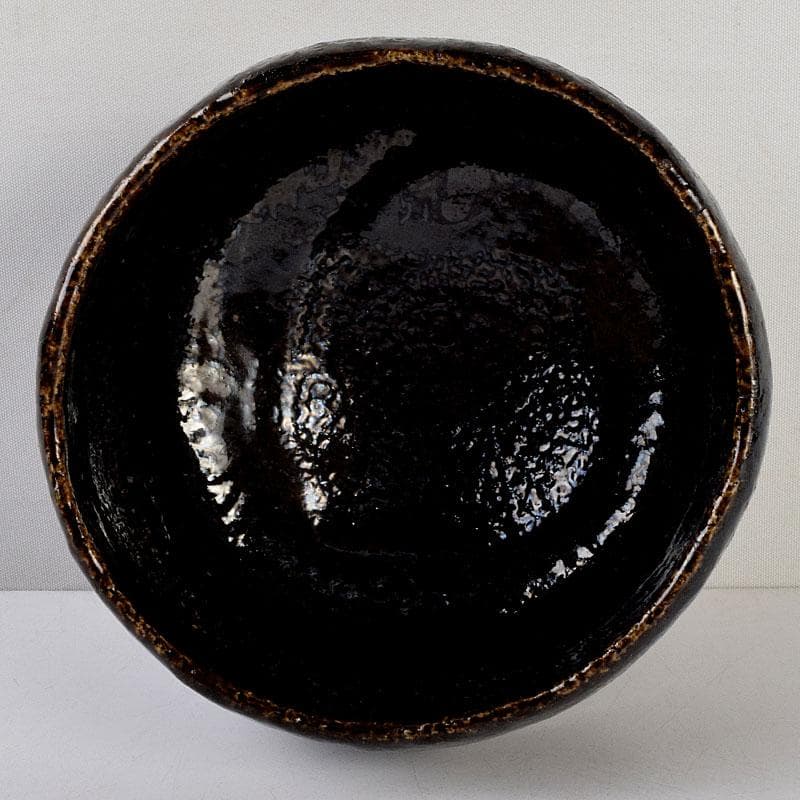 茶道具　大徳寺宙宝和尚在判　黒楽茶碗　時代箱　V　9264