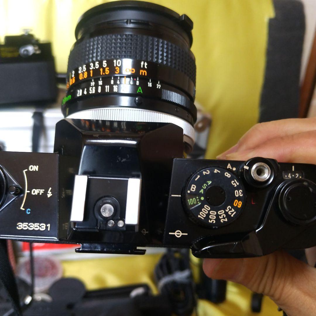 Canon EF フィルムカメラ 2台セット美品+三脚+ボックス