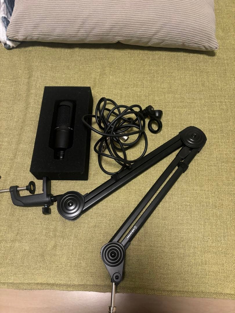 コンデンサーマイクセット ブラック