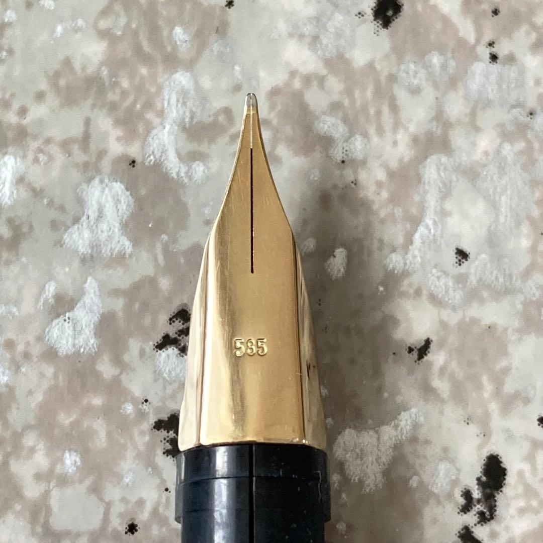 #045 オーバーホール済み 万年筆 モンブラン MONTBLANC 14k