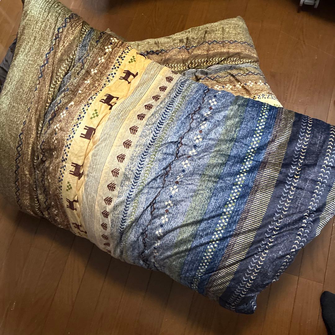 日本製 大判長方形　こたつ布団 未使用　 約205×245cm