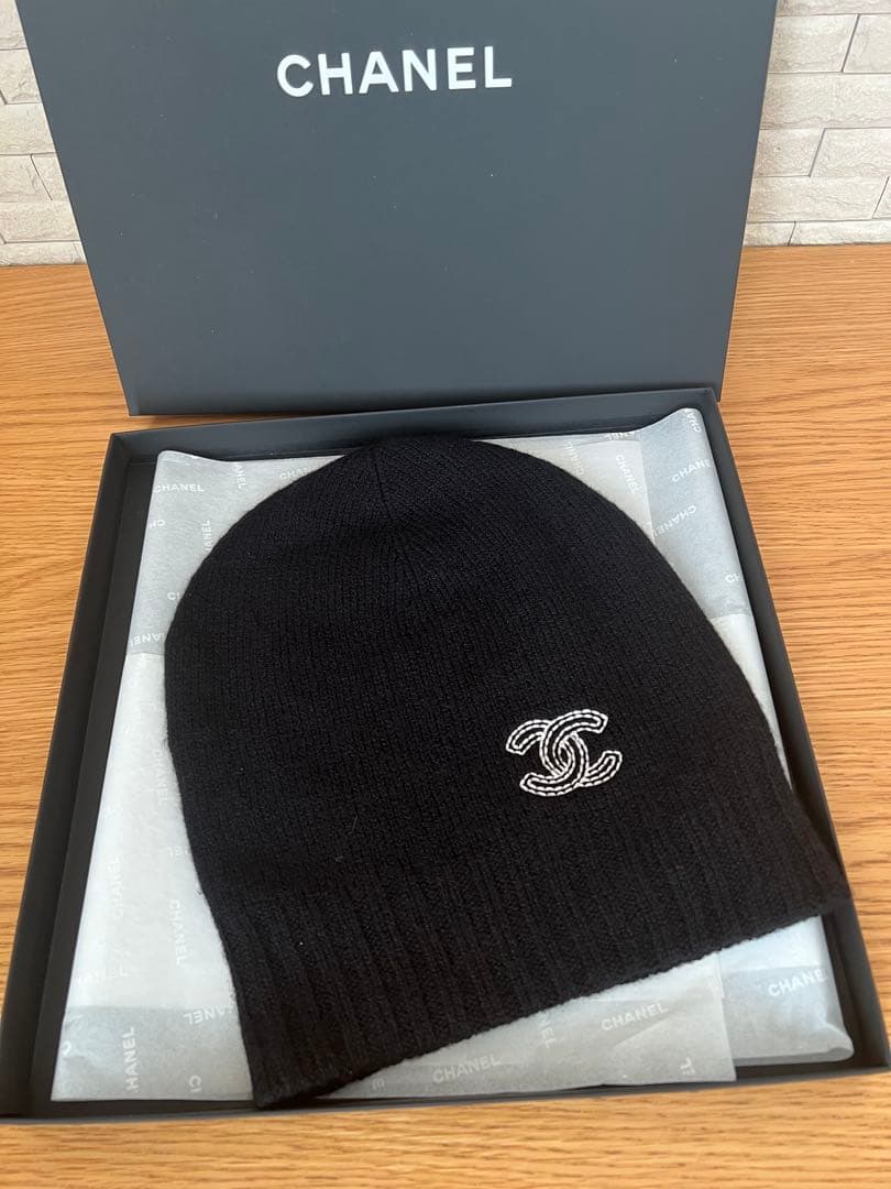 スペシャル価格！CHANEL ブラックニットキャップ