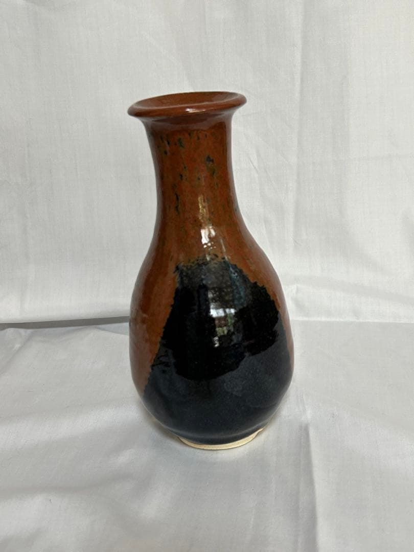 木村盛信作　柿袖花瓶