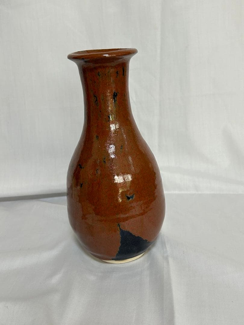 木村盛信作　柿袖花瓶