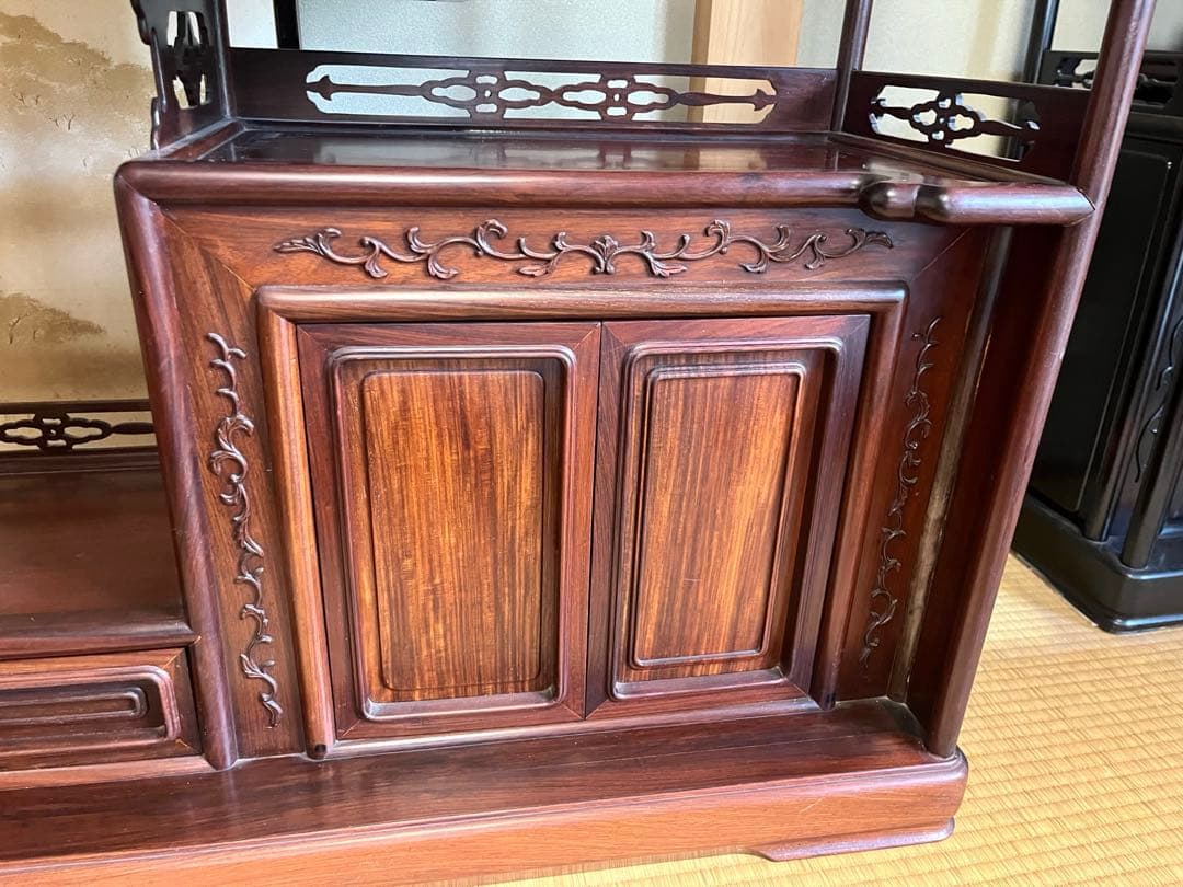 S*m様 茶箪笥 飾り棚 茶棚 レトロ アンティーク①