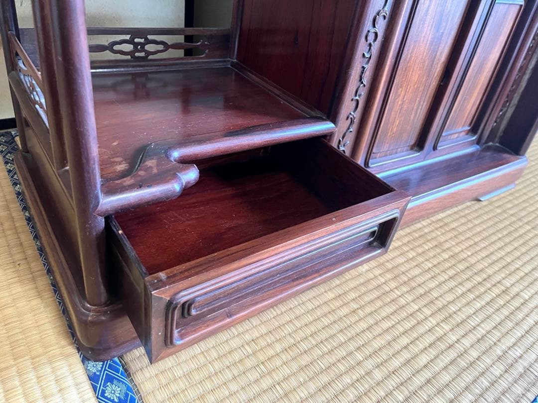 S*m様 茶箪笥 飾り棚 茶棚 レトロ アンティーク①