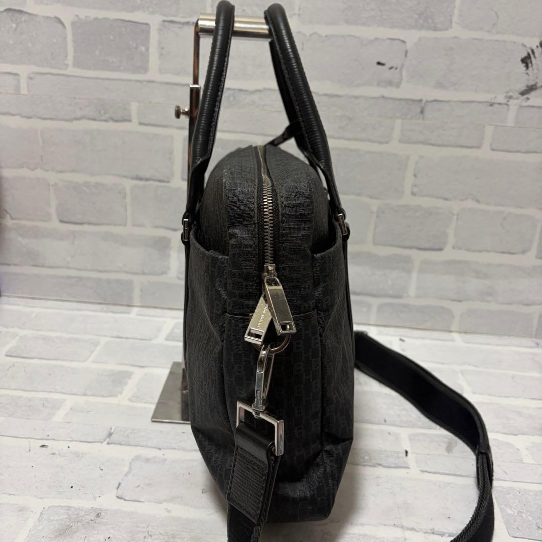 ヒューゴボス 2way ビジネスバッグ A4収納可 オールレザー ブラック