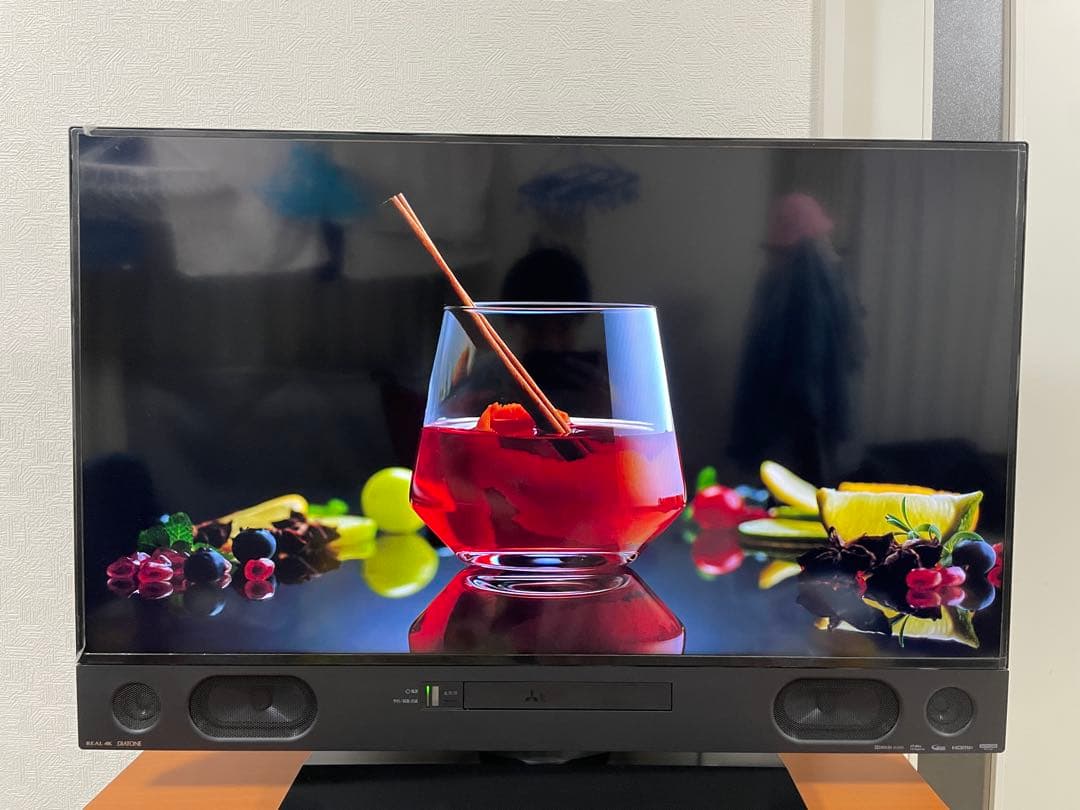 【美品】三菱 40型　4Ｋ液晶テレビ 2TB HDD内蔵、BDレコーダー