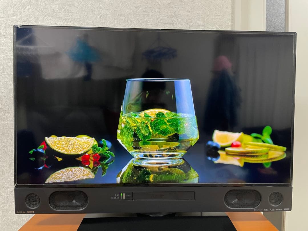 【美品】三菱 40型　4Ｋ液晶テレビ 2TB HDD内蔵、BDレコーダー