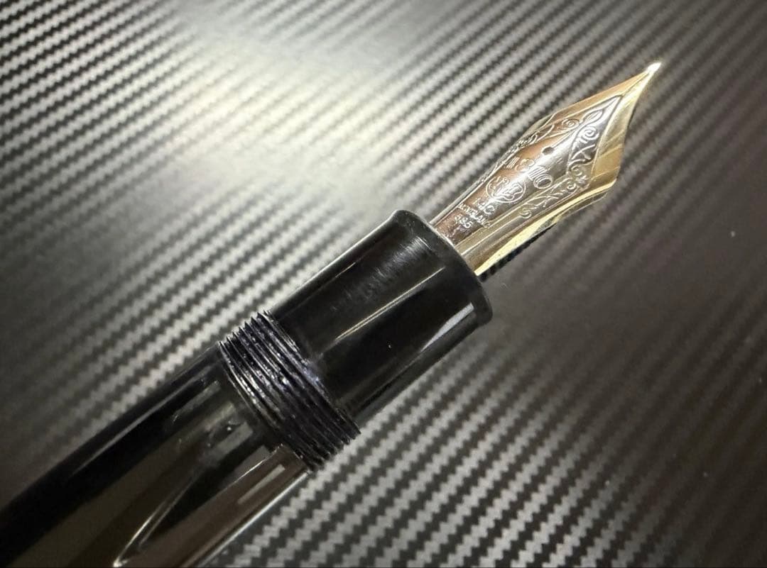 美品 モンブラン マイスターシュテュック 149 14C 中白 F 細字 万年筆