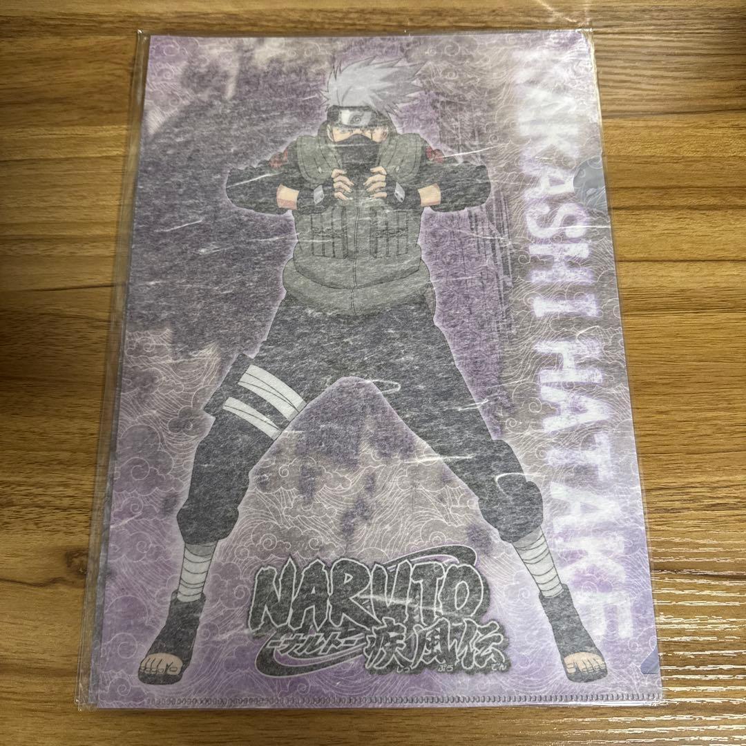 NARUTO ナルト疾風伝 文教堂アニメガ限定 和紙クリアファイル コンプセット