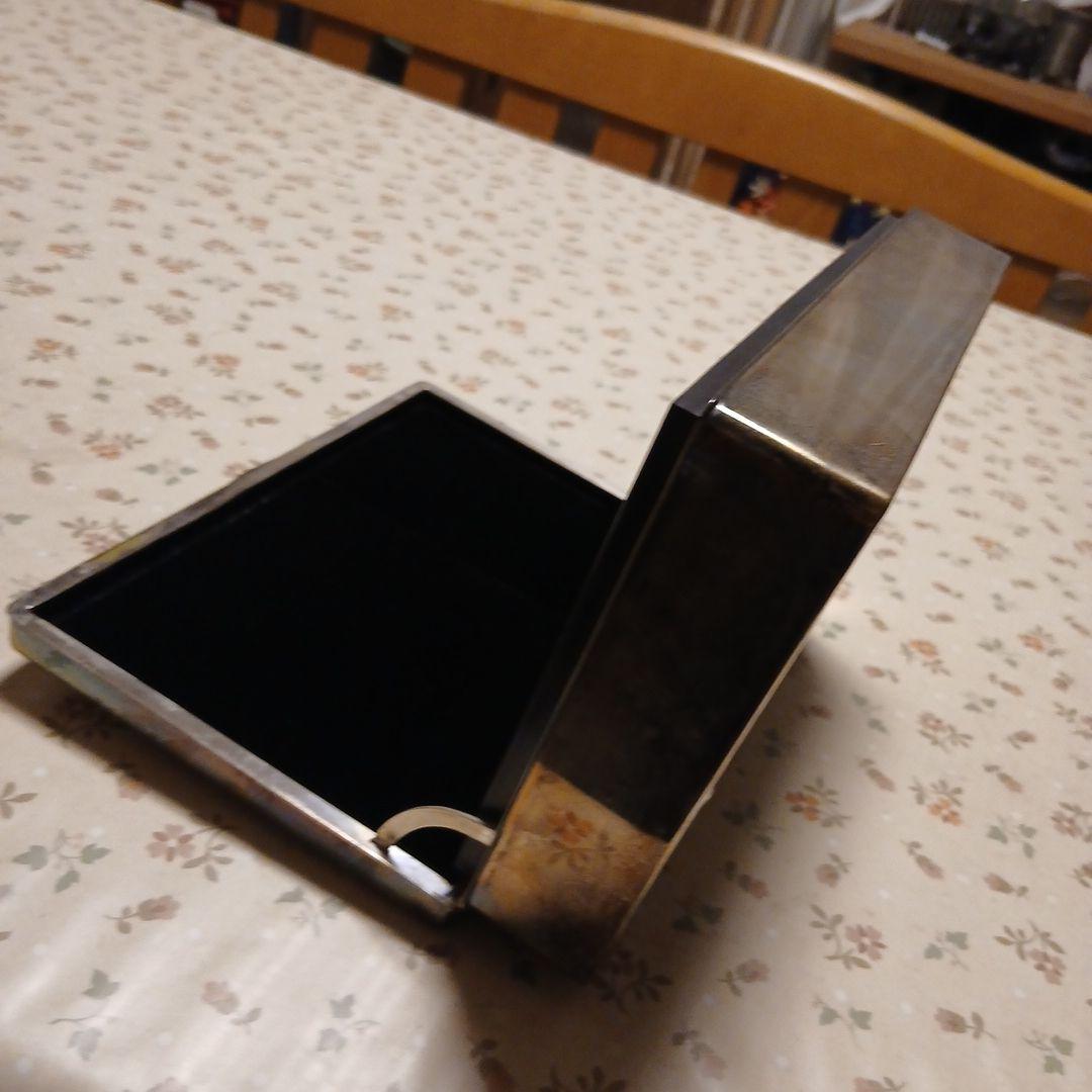 スターリングシルバー950モノグラム入り葉巻ケース