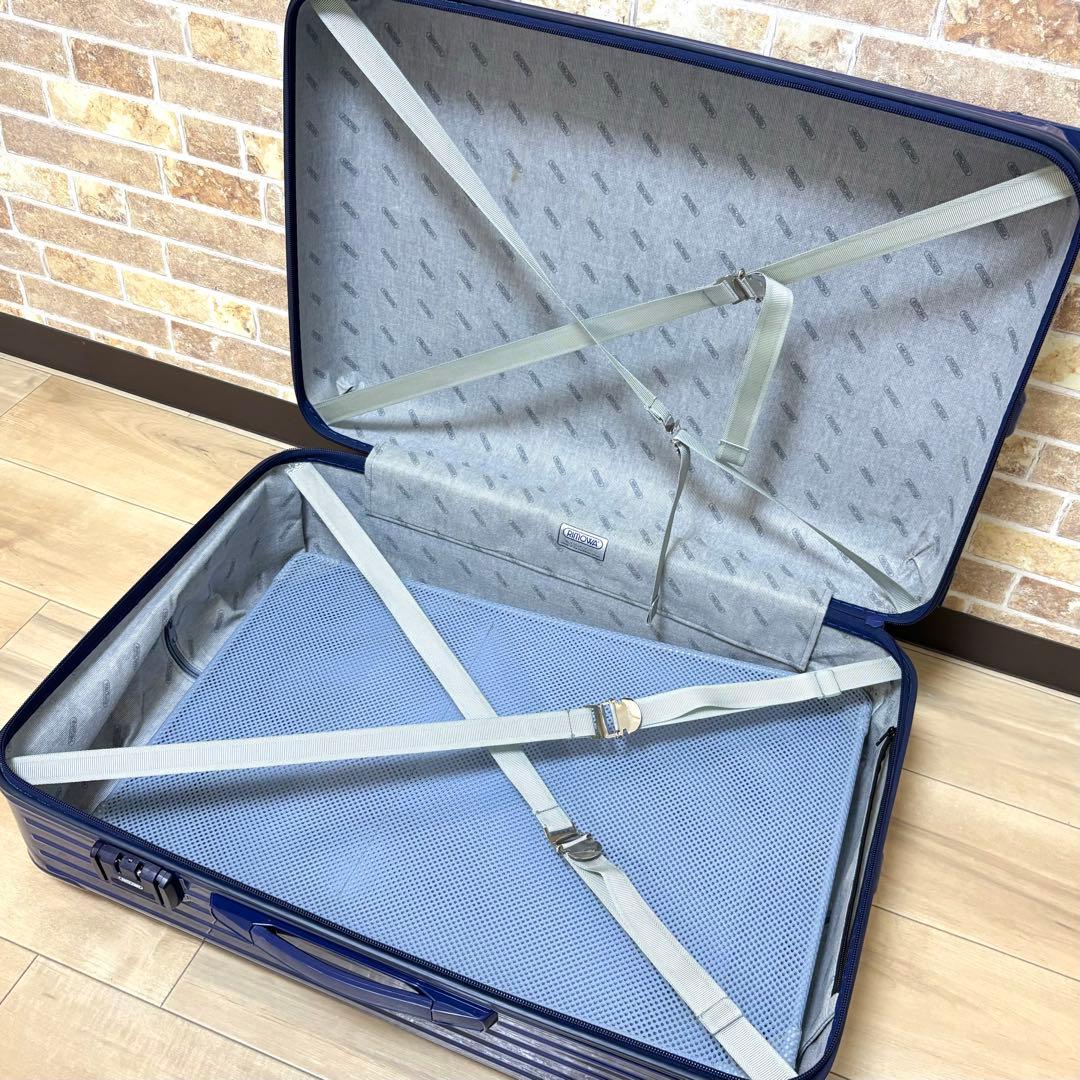 【美品】 リモワ サルサ キャリーケース スーツケース２輪 60L ネイビー