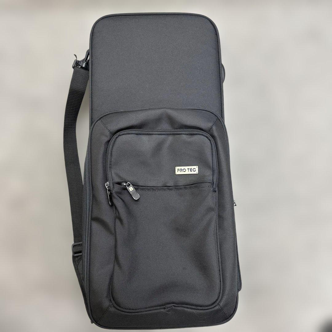 プロテック　アルトサックス用ケースショルダーベルト、リュック可