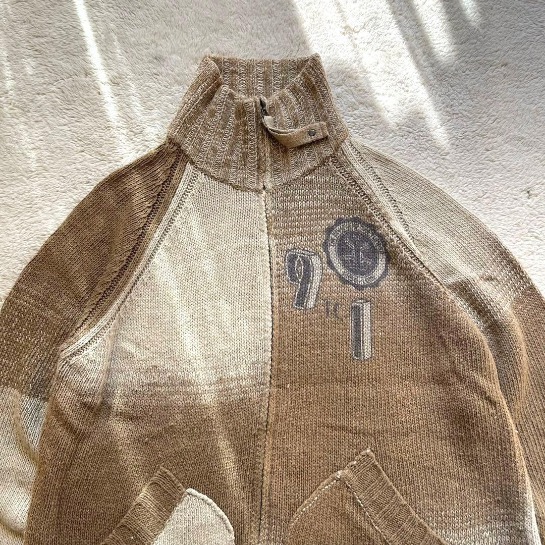 90s vintage DIESEL アーカイブ　ドライバーズニット ジャケット