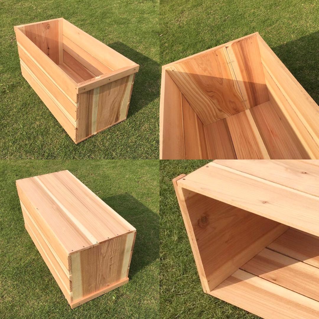 新品 りんご箱 2箱 // 収納 木箱 ウッドボックス ガーデニング 薪入れ