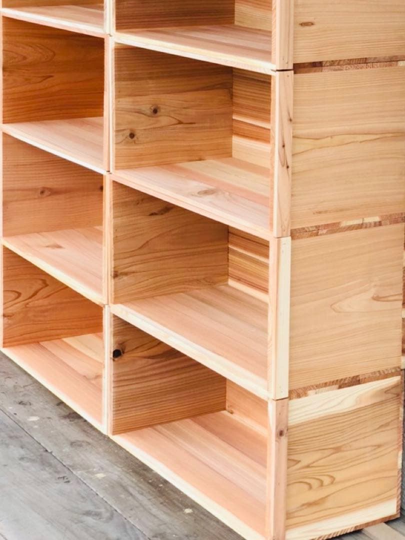 新品 りんご箱 2箱 // 収納 木箱 ウッドボックス ガーデニング 薪入れ