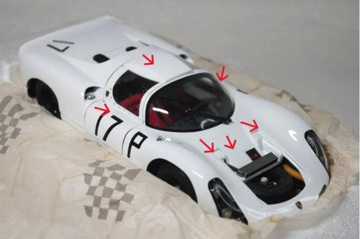 特価 exoto (1/18) ポルシェ 910 #17