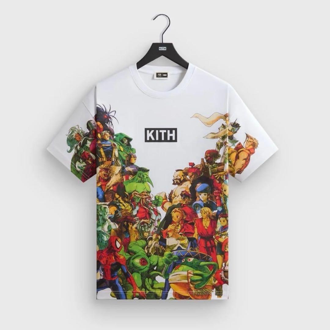 新品未使用 XL kith marvel capcon マーベル　カプコン