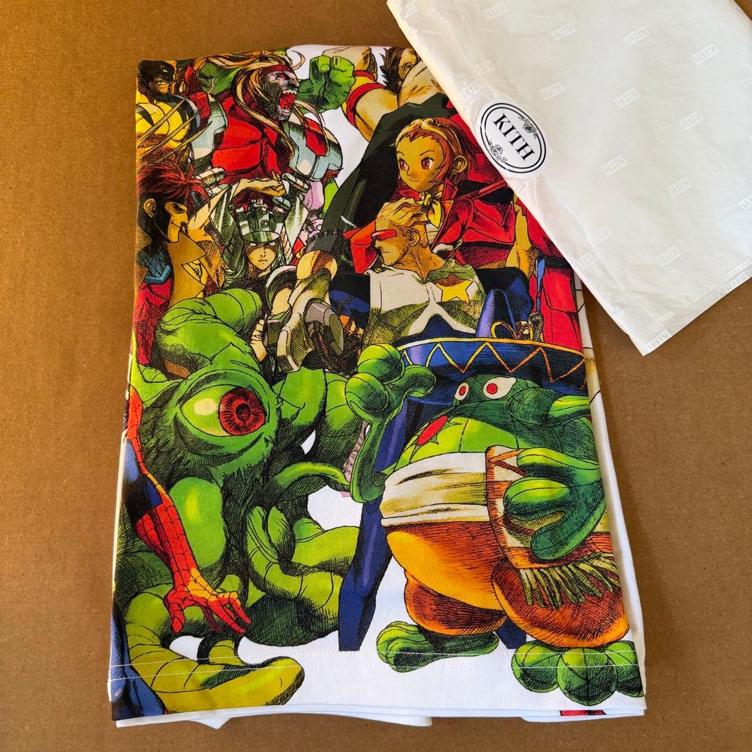 新品未使用 XL kith marvel capcon マーベル　カプコン