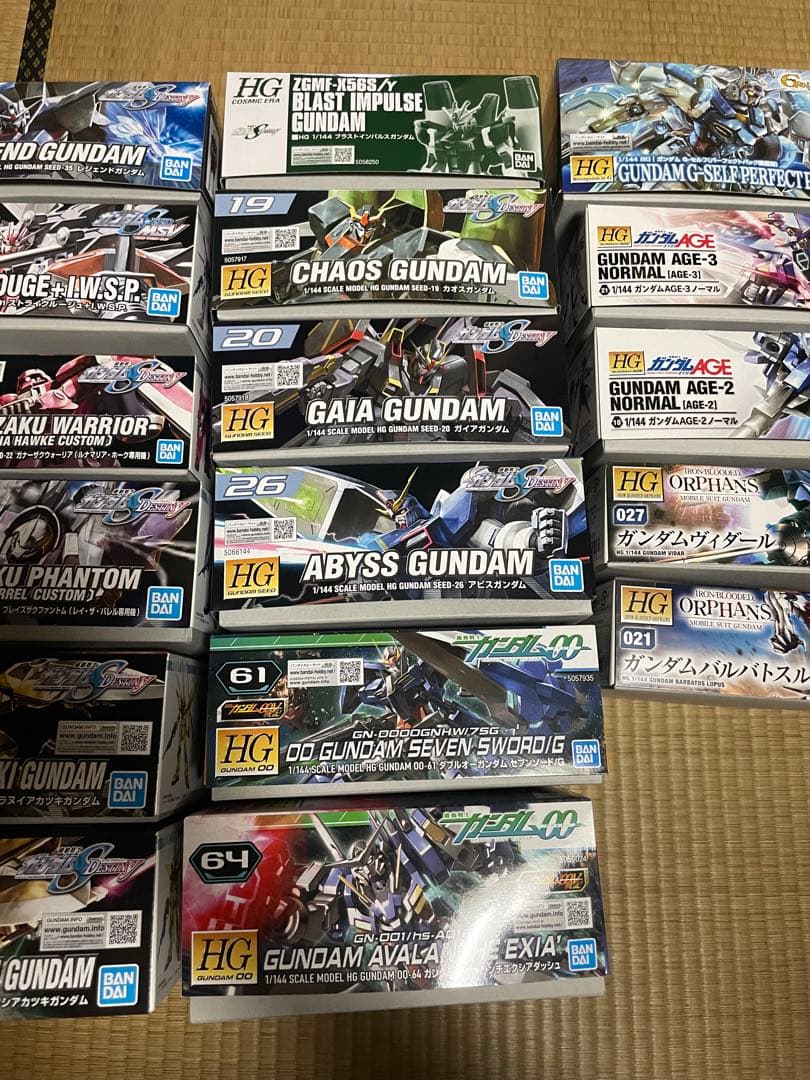 HGガンプラセット 17種まとめ売り