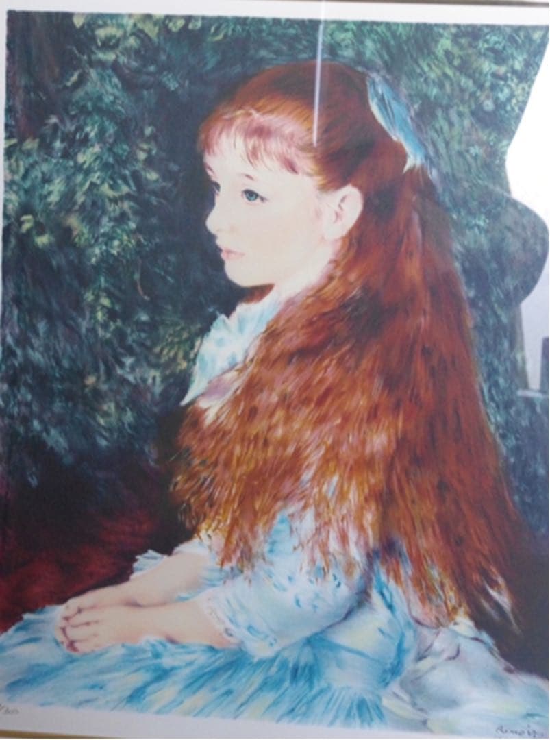 絵画　ルノワール／「可愛いイレーヌ」