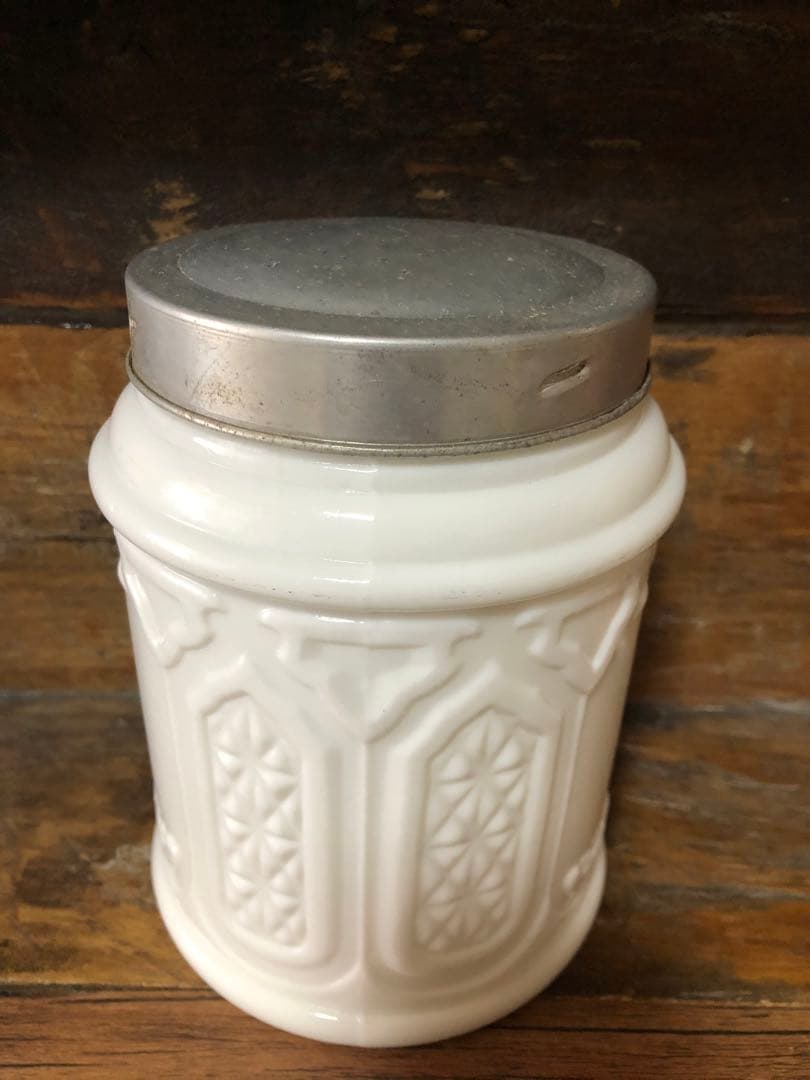 ガラス瓶　レトロ　クリーム瓶