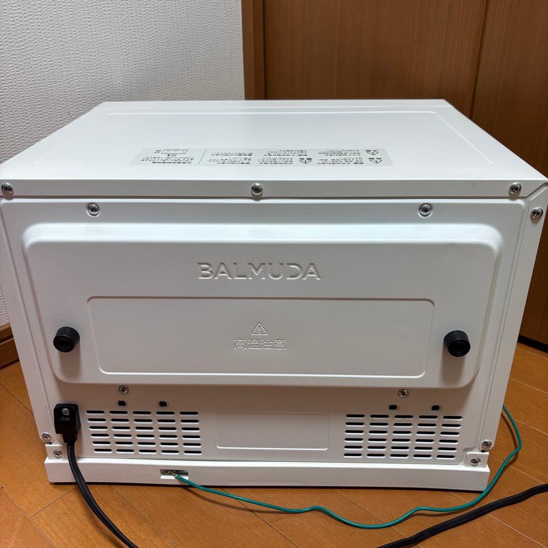 【美品】BALMUDA オーブンレンジ　K04A-WH 21年製【特価品】