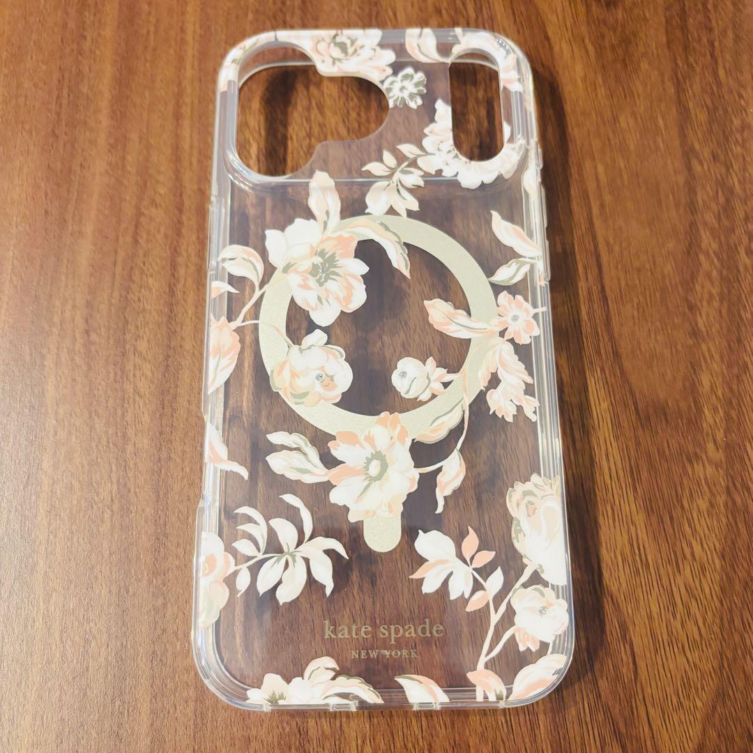 ケイトスペード iPhone17ProMax 花柄 MagSafe