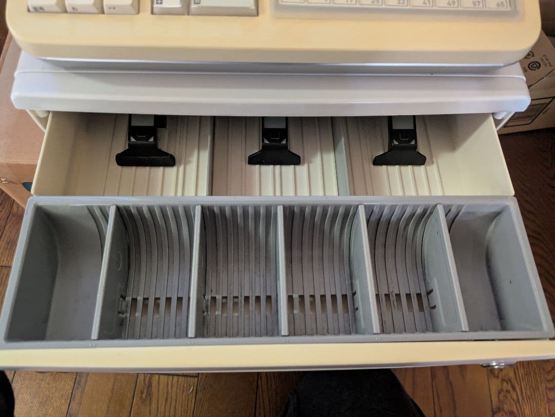 【中古品】カシオ　電子レジスター　TK-2500　ハンドスキャナー付