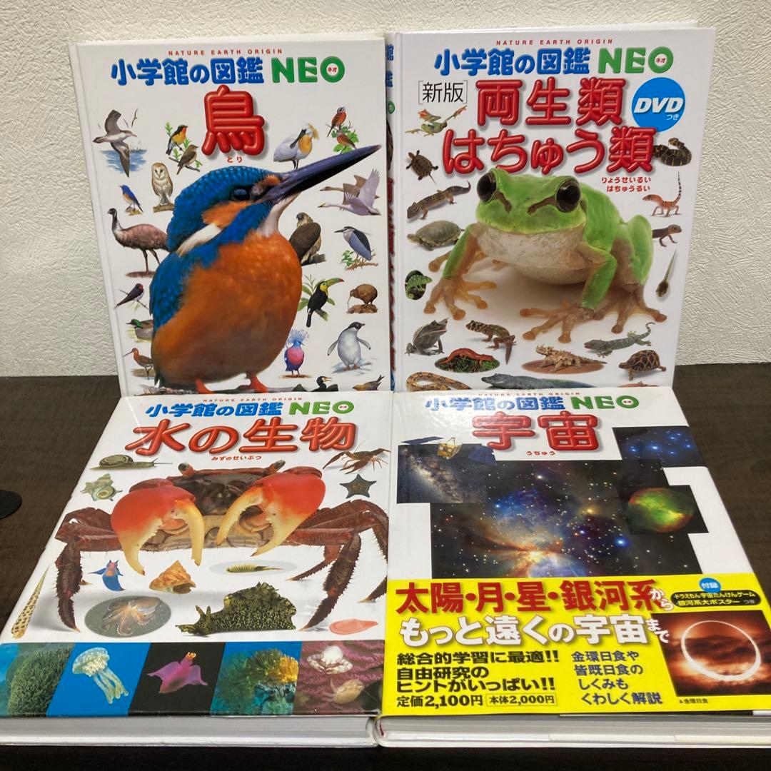 小学館の図鑑NEO 20冊セット 動物 魚 鳥 危険生物 野菜と果物くふうの図鑑