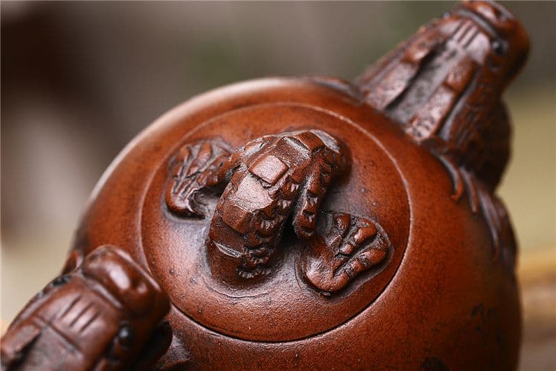 龍茶壺  中国古美術  宜興  紫砂壺・急須・茶道具